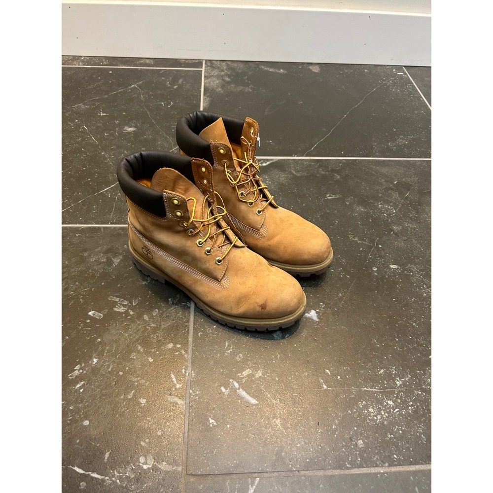 Timberland 6 Inch Premium Waterproof Boots Wheat Nubuck 10061 Mens 10 M